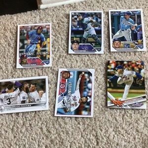 Baseball cards lot Noah syndegaard,Cj abrahams, Vinnie pausquantino.
